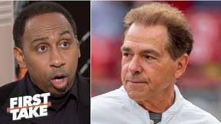 Stephen A. isn't closing the door on Nick Saban's dominance with Alabama | First Take