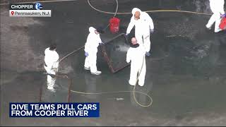 Body recovered after 2 cars pulled from Cooper River in Pennsauken, NJ: Sources
