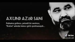 Axund Azər Sani Deyərdim Allahımsan