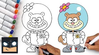 How To Draw Sandy Cheeks | Spongebob Squarepants