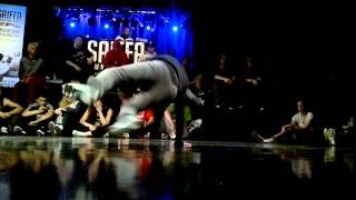 Escobar vs. Vesa the Vice bboying 16 best @ UK Bboy Championships Scandinavia 2012