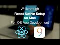 React Native Install on Mac for iOS Development