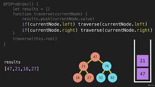 5 DFS PreOrder Code Algorithm Tree Traversal Intro JavaScript
