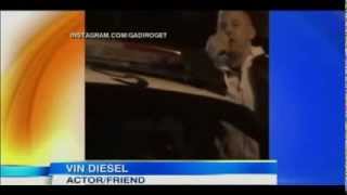 Paul Walker Dead  Vin Diesel Speaks and Gets Emotional at Paul Walker Crash Scene