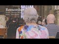 Remember for SATB choir by Steve Richer - world premiere performed by Octo Voces