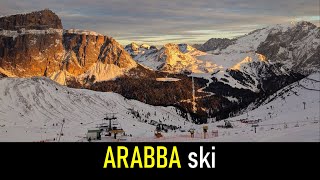 Dolomiti  Superski/Sellaronda - Arabba gennaio 2025 - video HD