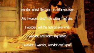 Sixto Rodriguez - I Wonder (Lyrics)