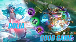 Dolia item build and solo rank I Honor of king gameplay