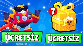 HERKESE 7 TANE ÜCRETSİZ ÖDÜL! 🎁 HEDİYE LİNKİ VE BEDAVA EFSANEVİ SÜRGE ALMA YÖNTEMİ 📣 - BRAWL STARS