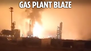 Ukraine destroys one of Russia’s largest gas processing plants after overnight bombardments