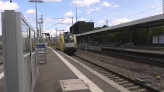 Zuglok des IC 119 bis Stuttgart HBF fährt in die Abstellung