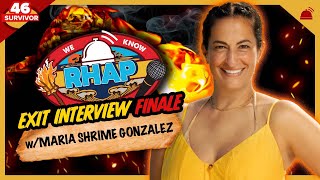 Survivor 46 Finale Interview with Maria Shrime Gonzalez