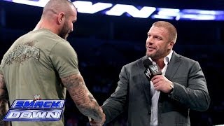 Randy Orton Apologizes To Triple H Smackdown Dec 13 2013