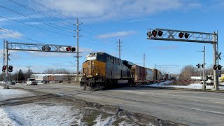 CSX 3003 Leads Heavy 14k Ton Train w/152 Cars! | M-DPU Works Hard! | Rare 16 Axle Car -  01/18/25