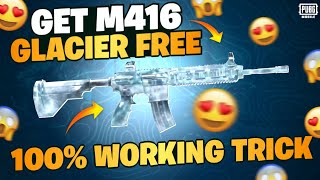 Get Free M416 Glacier | M416 Glacier Trick | Classic Crate Opening |PUBGM