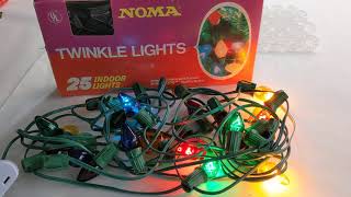 Vintage NOMA Twinkle Lights Demo