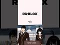 ROBLOX vs Sakura school simulator game#short#vedio❤️‍🔥