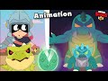 Brawl Stars Animation Godzilla Buzz vs Draco