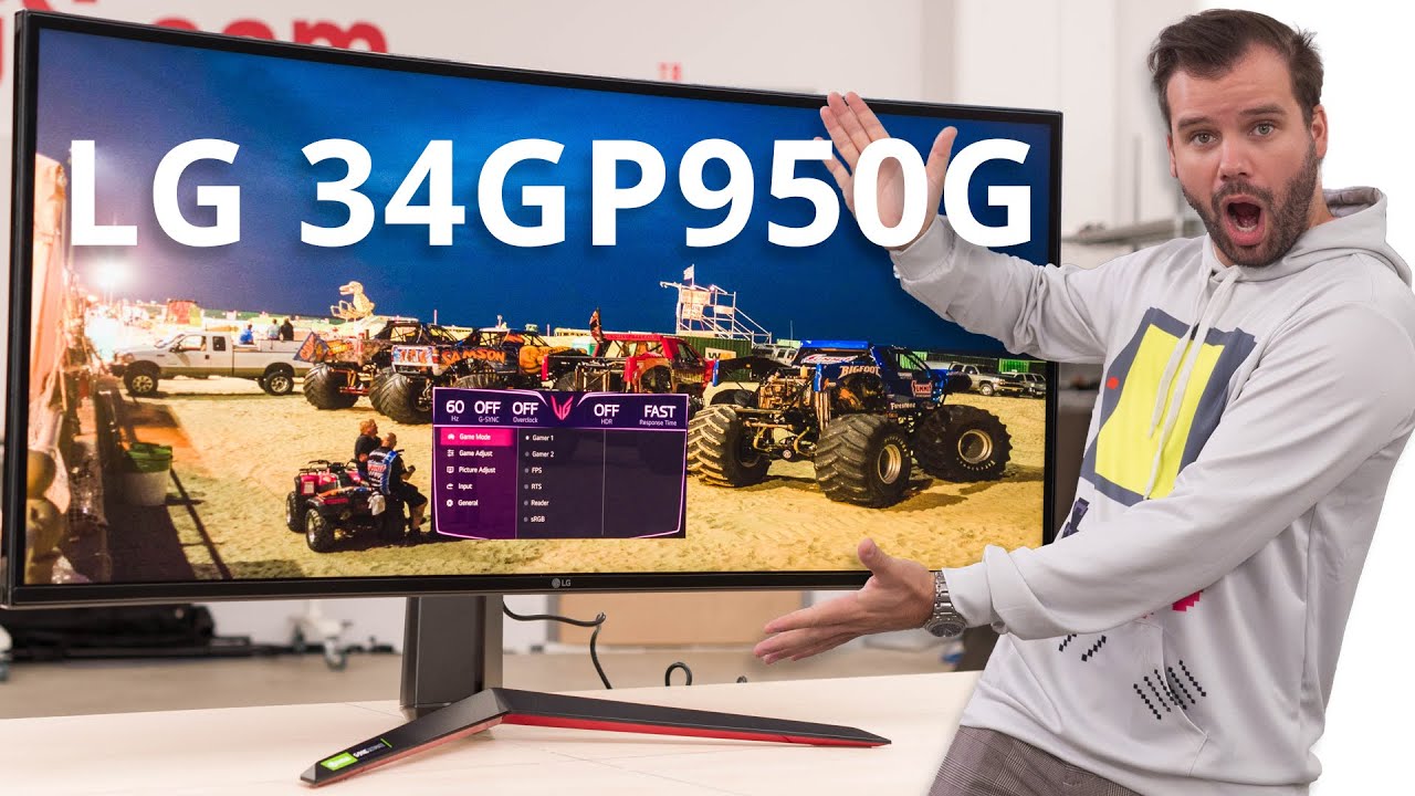 LG 34GP950G-B Monitor Review - 34" Ultragear Gaming Monitor! - YouTube