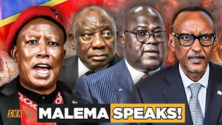 MALEMA SPEAKS OUT ON DRC CONFLICT \u0026 CONFRONTS RAMAPHOSA OVER THE TRAGIC DEATHS OF S.AFRICAN SOLDIERS