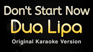 Don't Start Now - Dua Lipa (Karaoke Songs With Lyrics - Original Key)