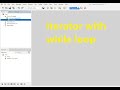 Iterator with while loop in java