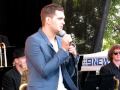 Michael Buble rehearses Crazy Love at Today Show in Peakhurst