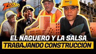 EL ZOCOLEO 😁 EL NAGUERO Y LA SALSA TRABAJANDO CONSTRUCCION