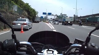 PCX・HONDA CBが 覆面パトカーさんに捕まる