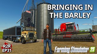 First Grain in the New Silo + Upgrading Equipment - Rags to Riches EP31 - Farming Simulator 25