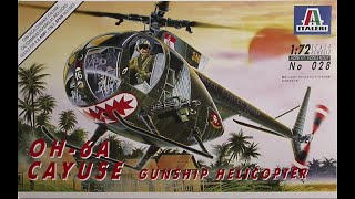 Unboxing Italeri's OH-6A Cayuse 'Loach' in 1/72 Scale