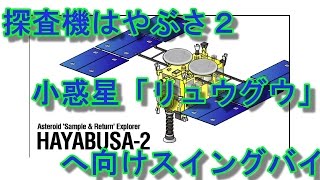 はやぶさ2小惑星へ向けスイングバイ