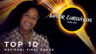 Top 10 National Final Songs || Junior Eurovision 2021 ( 🇩🇪 🇳🇱 🇵🇱 ) 9/11/21