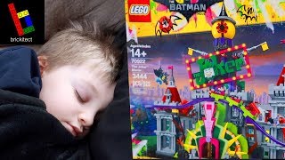 HE SLEPT THROUGH OUR LEGO UNBOXING!