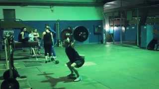 Overhead Squat (OHS) 100kg x 11reps Vladimir Bityutskiy(BW 81kg)