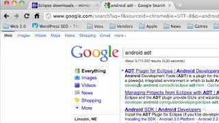 Android Application Development Tutorial 2 Installing Eclipse and Setting up the ADT YouTube