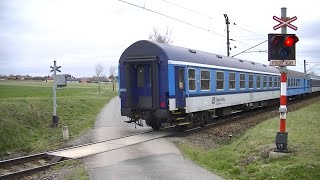 Spoorwegovergang Klenovice (CZ) // Railroad crossing // Železniční přejezd