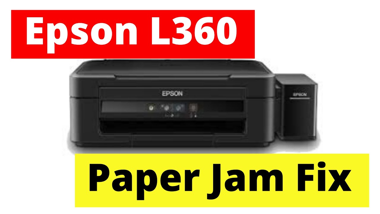 Epson L360 Paper Jam Fix Youtube