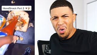 Hood Meals Tik Tok Compilation! THE DIRTIEST FOOD COMBOS IN THE WORLD! 🤮 REACTION!