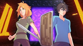 Nether - Save The Village 2 | Minecraft Anime