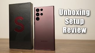 Samsung Galaxy S22 Ultra - Unboxing, Setup and Review