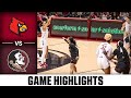 Louisville vs. Florida State Women's Basketball Highlights (2022-23)