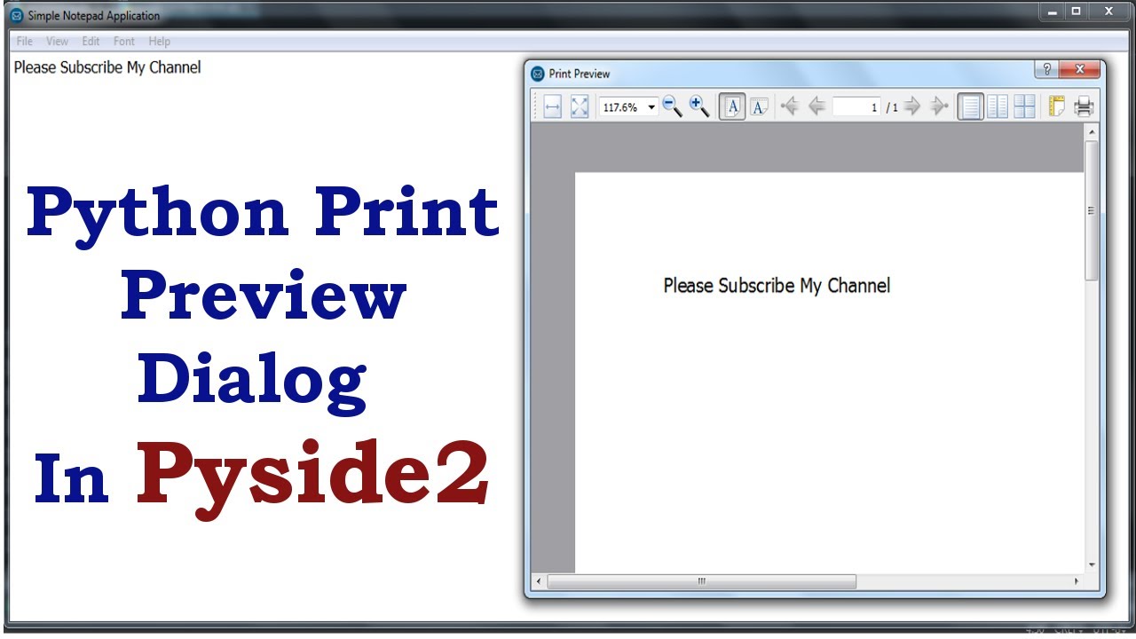 Pyside2 Creating Print Preview Dialog Python Gui Development Pyside2 Creating Print Preview Dialog Python Gui Development