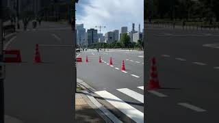 【東京観光】土日はサイクリングロードになる皇居周辺の道路