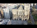 The Cathedral Church of St. John the Divine NYC Drone Footage 4k