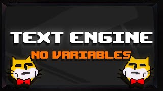 How To Create A Text Engine Without Variables In Scratch! | The Smart Way