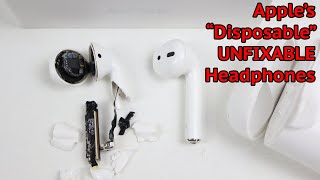 Apple's "Disposable & UNFIXABLE" $250 AirPods - E-Waste Problem
