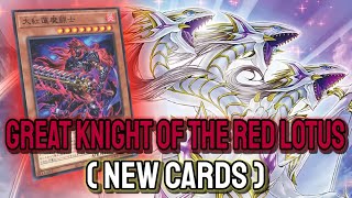 New Support Card!! YGOPRO - Great Knight of the Red Lotus | Blue-Eyes Oct.2024 | New Cards