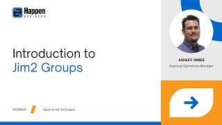 [Webinar] Introduction to Jim2 Groups