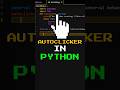 Make An Autoclicker In Python! 💻 #python #coding #trending #shorts
